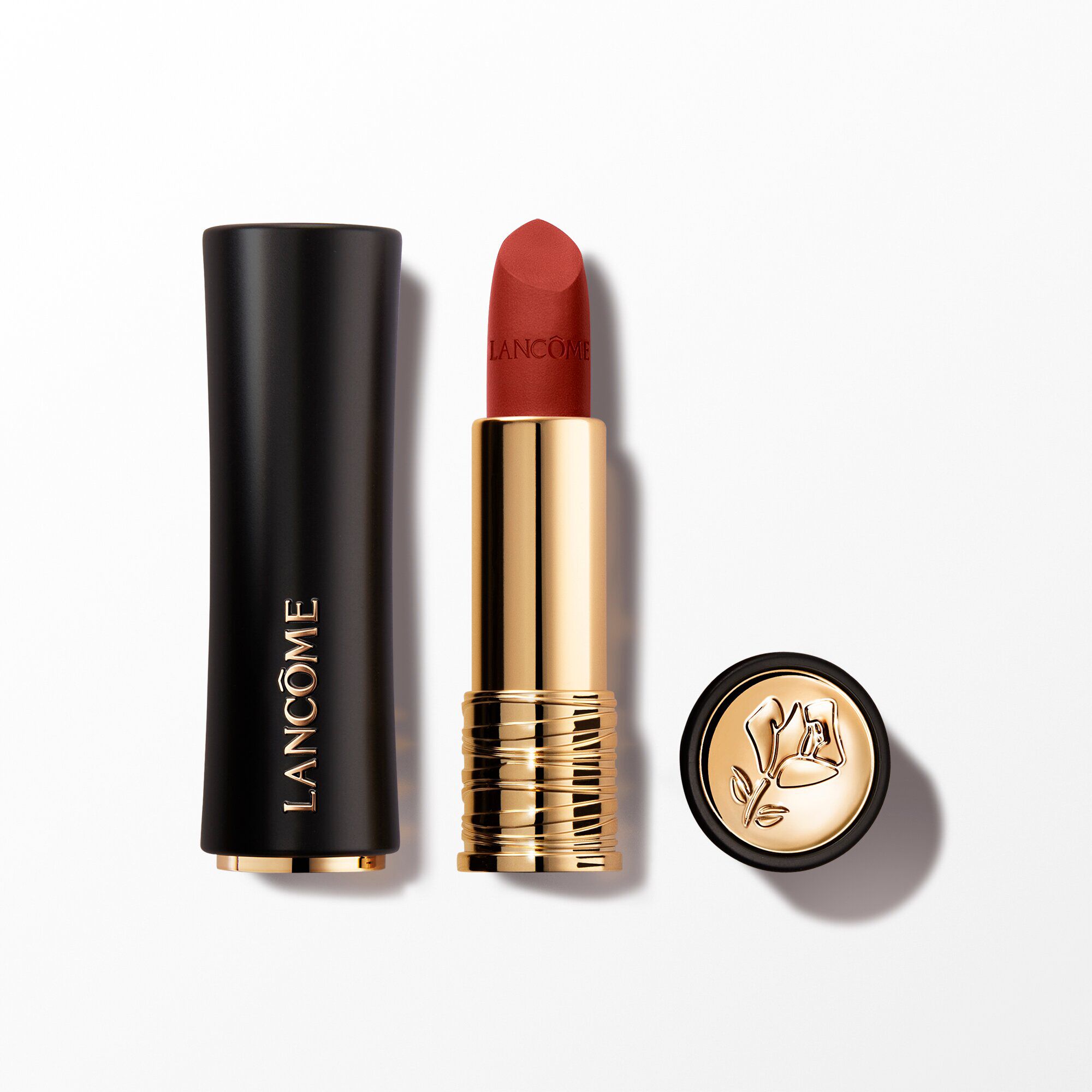 L'Absolu Rouge Drama Matte Labial Acabado Mate Empolvado