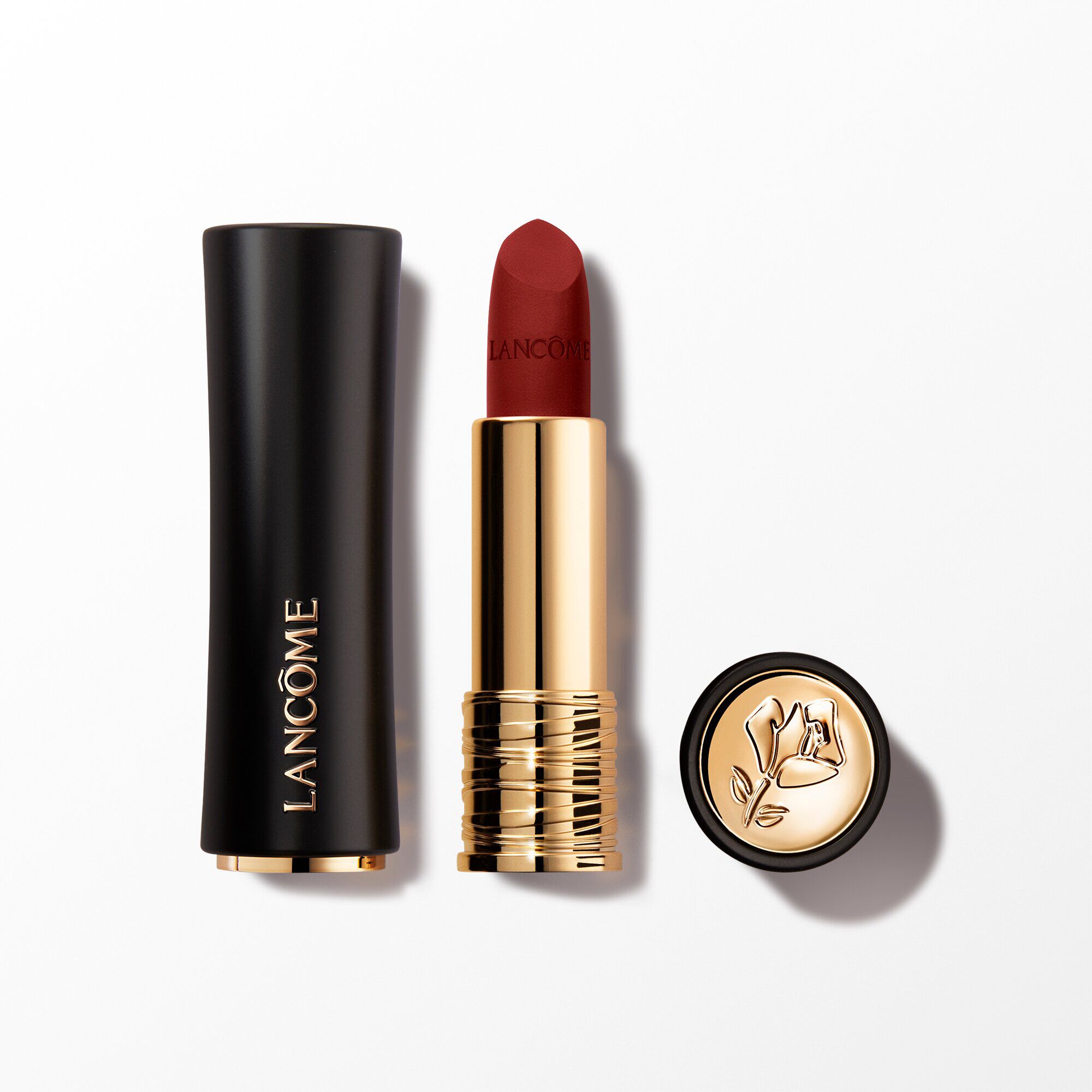 L'Absolu Rouge Drama Matte Labial Acabado Mate Empolvado
