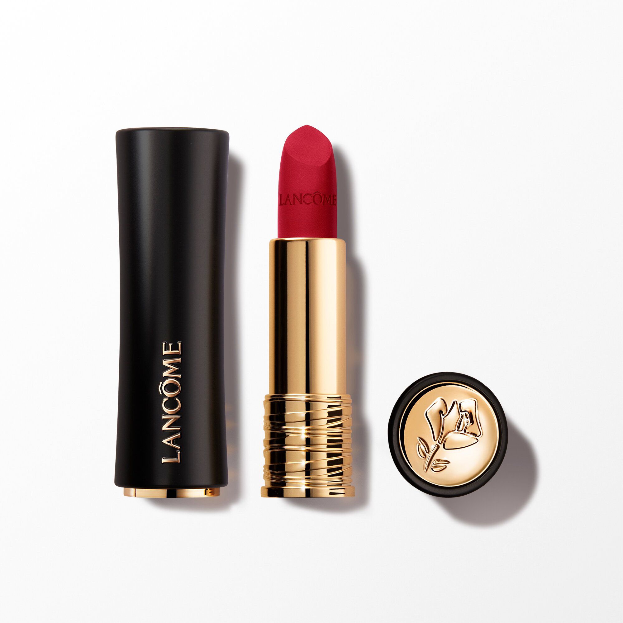 L'Absolu Rouge Drama Matte Labial Acabado Mate Empolvado