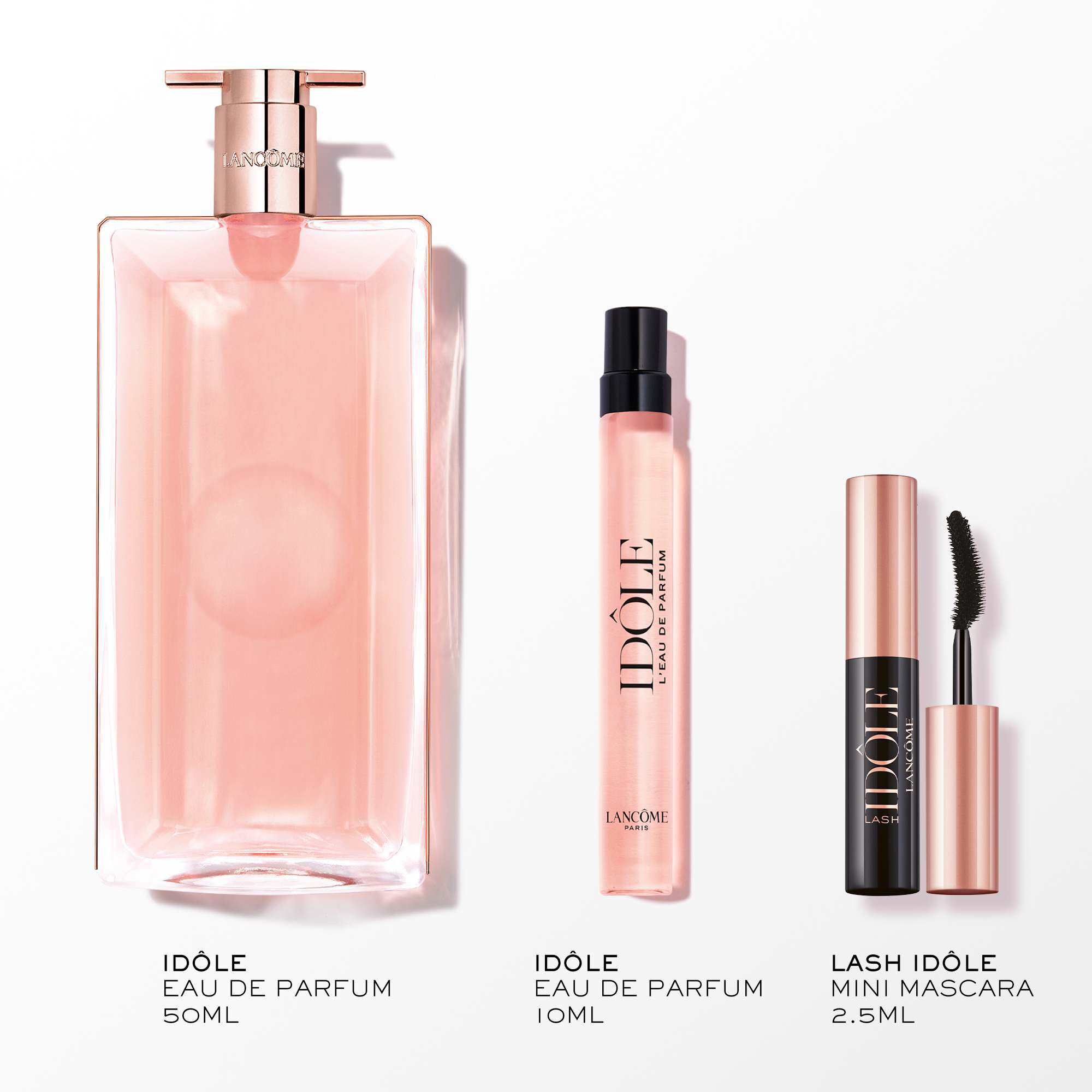 Cofre Idole Eau de Parfum 50 ml, 10 ml y Mascara de Pestanas Dia de la Madre - Edicion Limitada