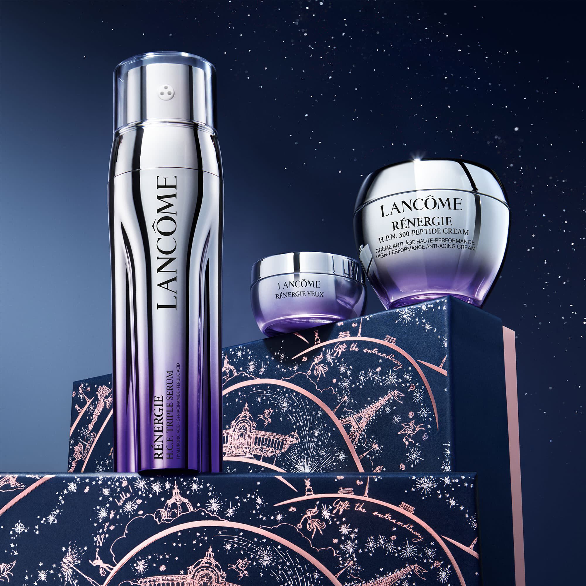 Cofre reafirmante facial Renergie Multi-Lift Edicion Limitada Navidena