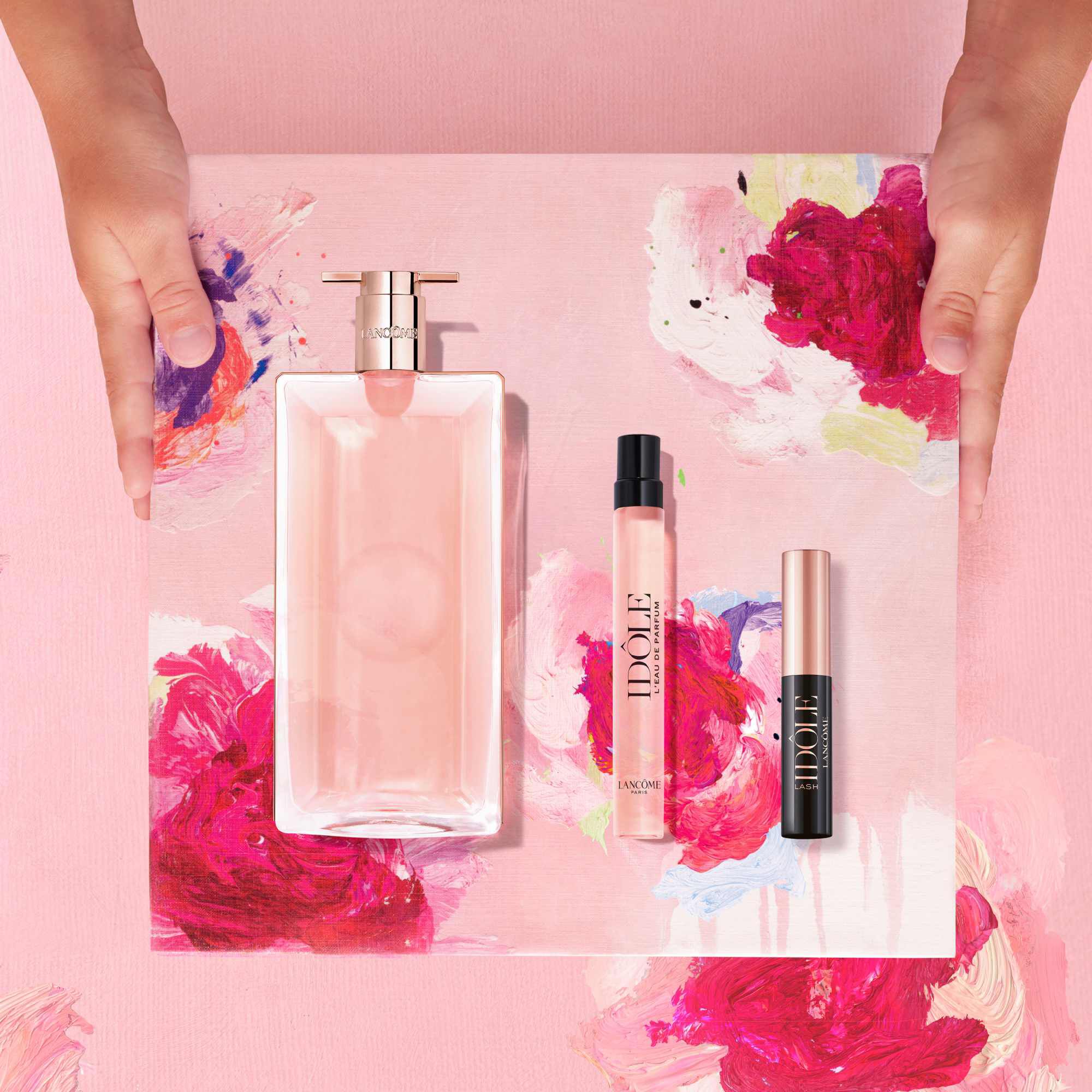 Cofre Idole Eau de Parfum 50 ml, 10 ml y Mascara de Pestanas Dia de la Madre - Edicion Limitada