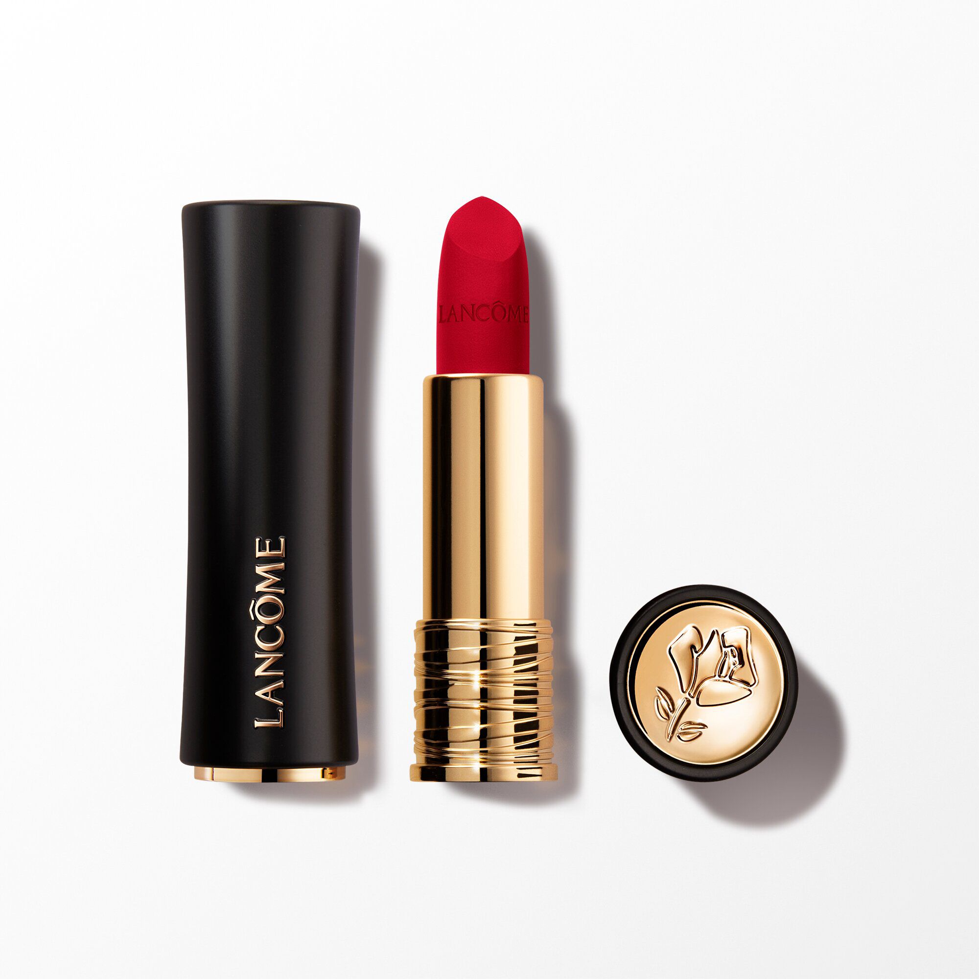 L'Absolu Rouge Drama Matte Labial Acabado Mate Empolvado