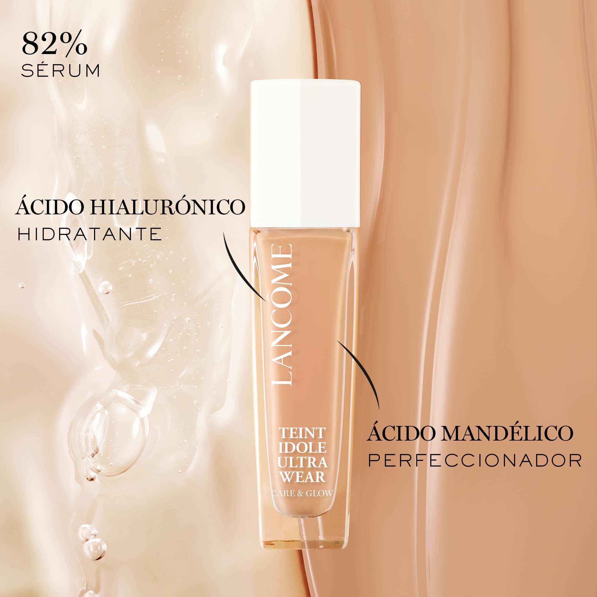 Base De Maquillaje Con Serum Teint Idole Ultra Wear Care & Glow