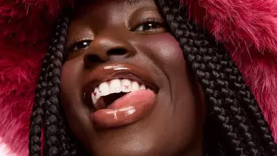 Visual de la belleza de labios para Lancome