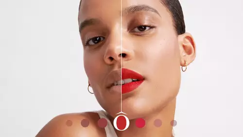 Prueba de labios virtual