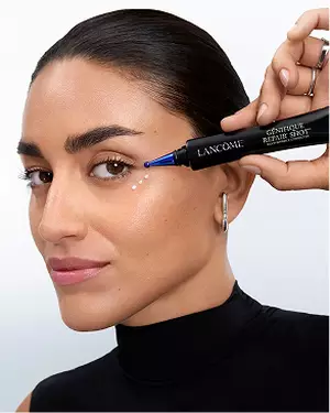 Ilustracion visual de belleza Lancome para reparacion de la piel
