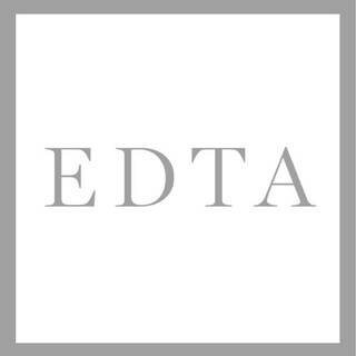 Logo de EDTA en un fondo blanco.