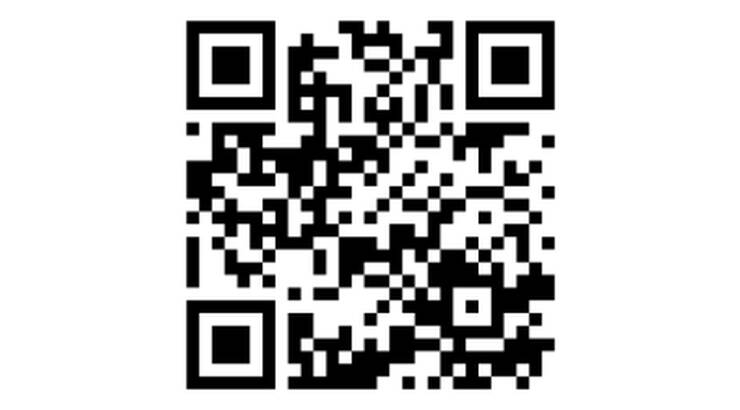 Codigo QR en blanco y negro.