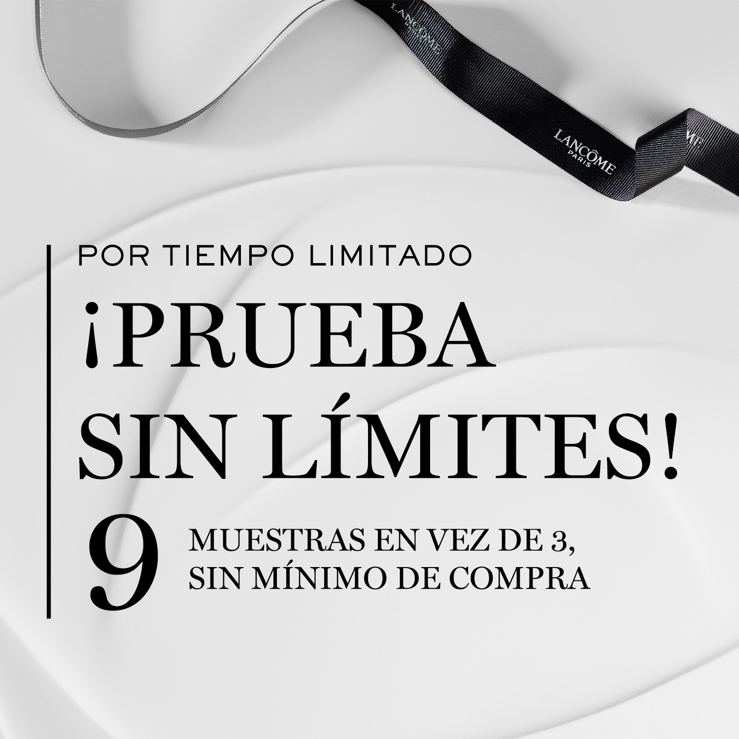 Llévate hasta 9 muestras de regalo en vez de 3