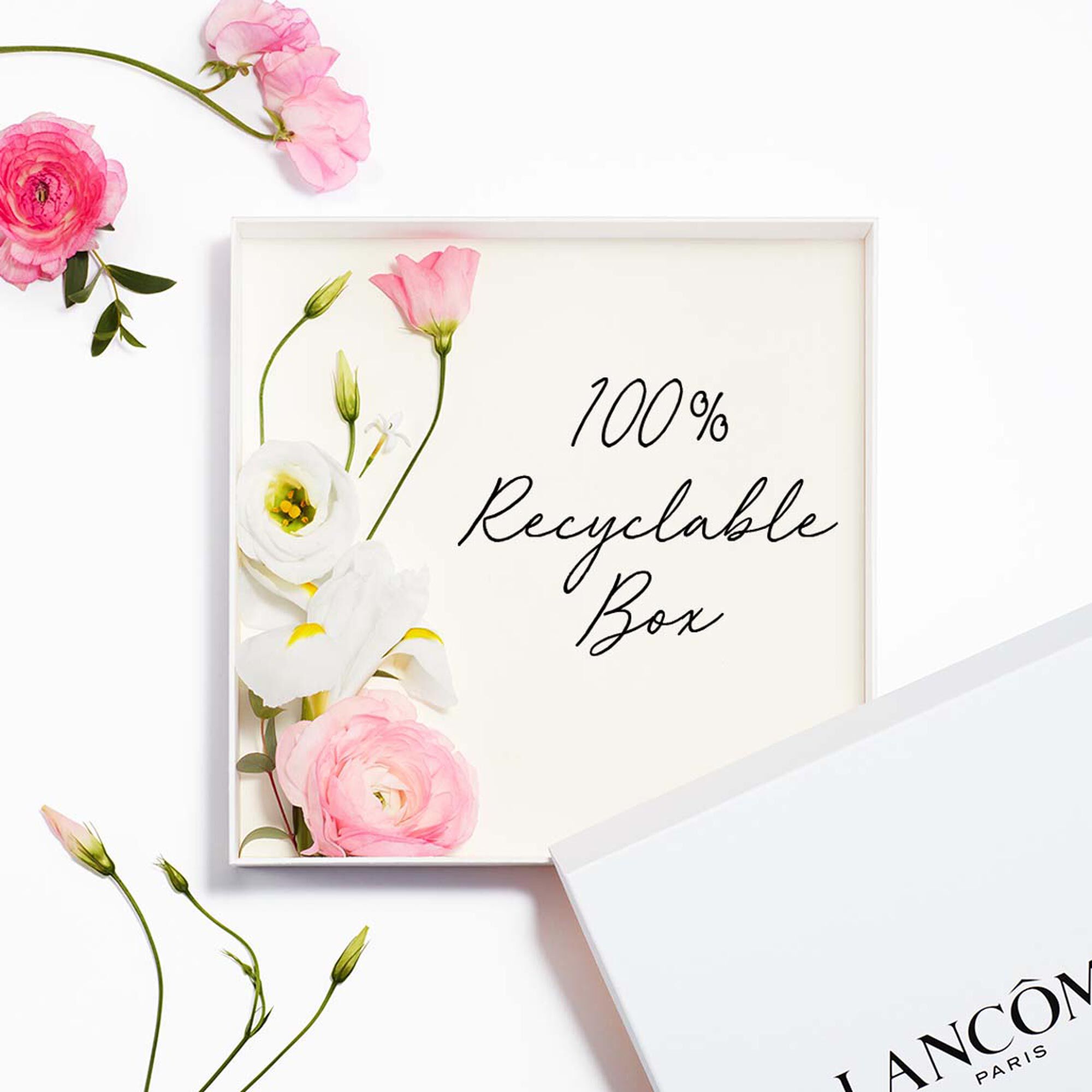 Envoltorio Lancome reciclable